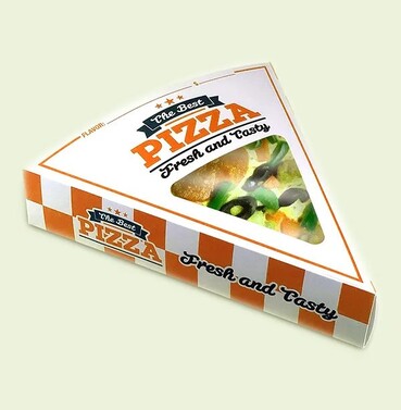 custom f-flute pizza window boxes