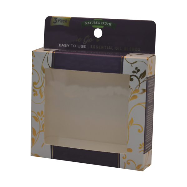 Five Panel Hanger Packaging Boxes