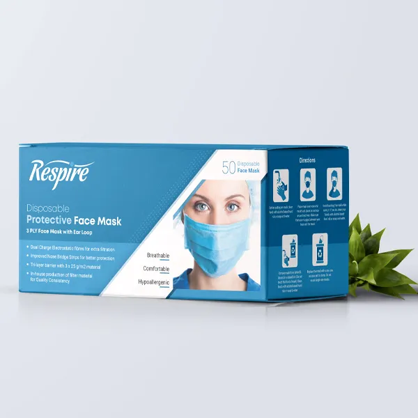 surgical face mask boxes