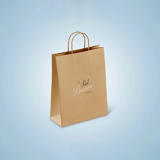 kraft shopping bags