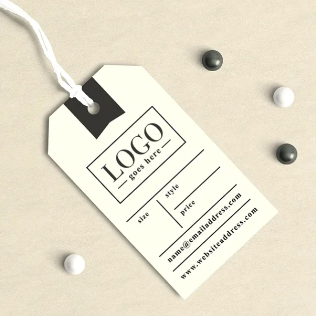 custom printed tags wholesale