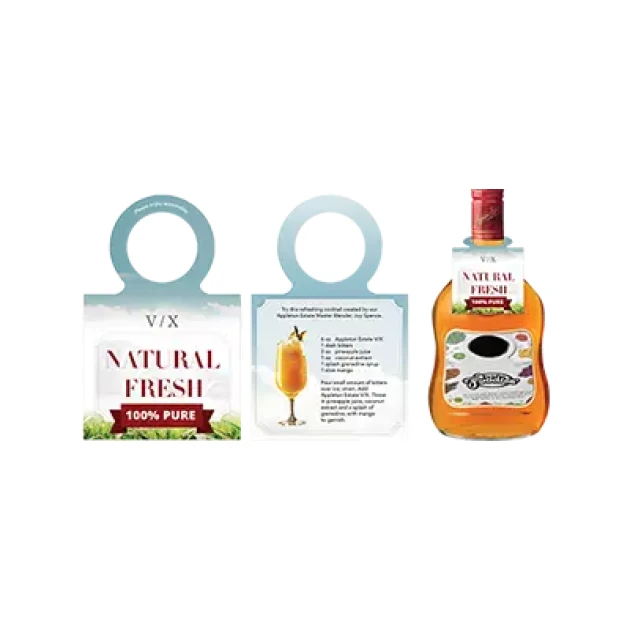 Printed Juice Bottle Necker