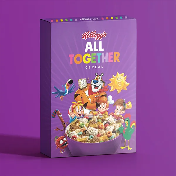 breakfast cereal packaging