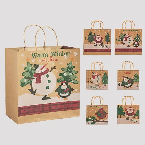 Custom Christmas Paper Bags