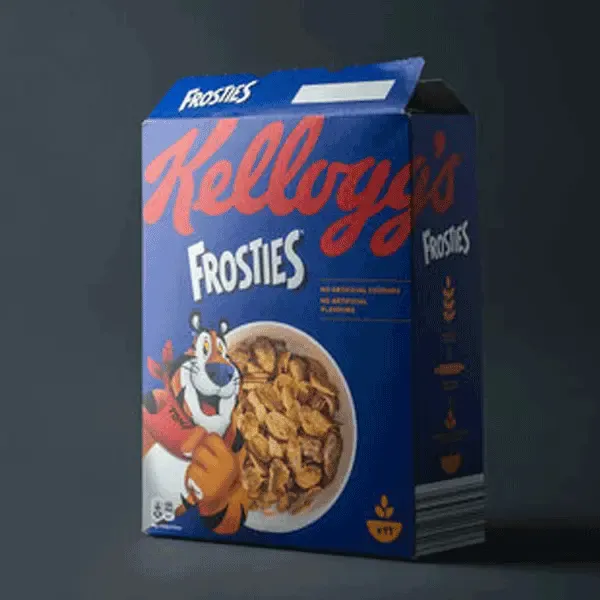 corn flakes cereal box