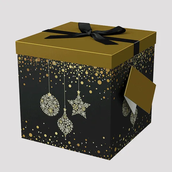 christmas packaging boxes with lids