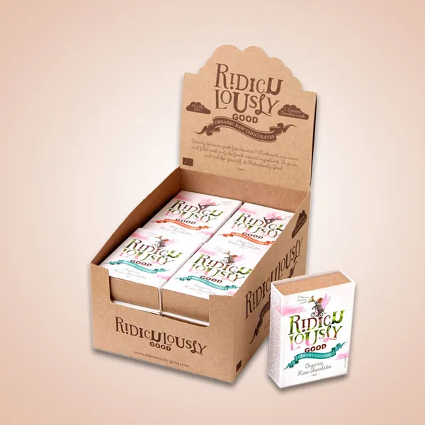 Custom Printed Kraft Display Packaging Boxes