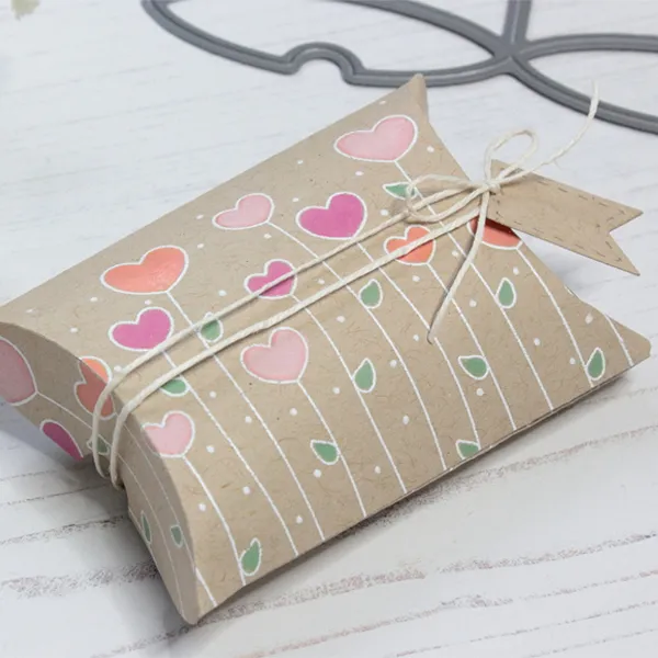 Custom Kraft Paper Pillow Boxes