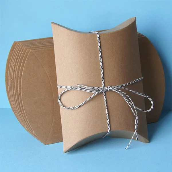 Kraft Paper Pillow Soap Boxes