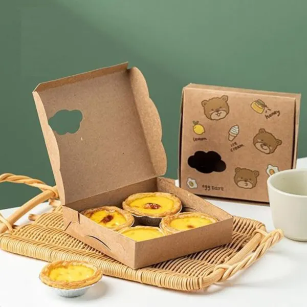 Dessert Kraft Packaging Boxes