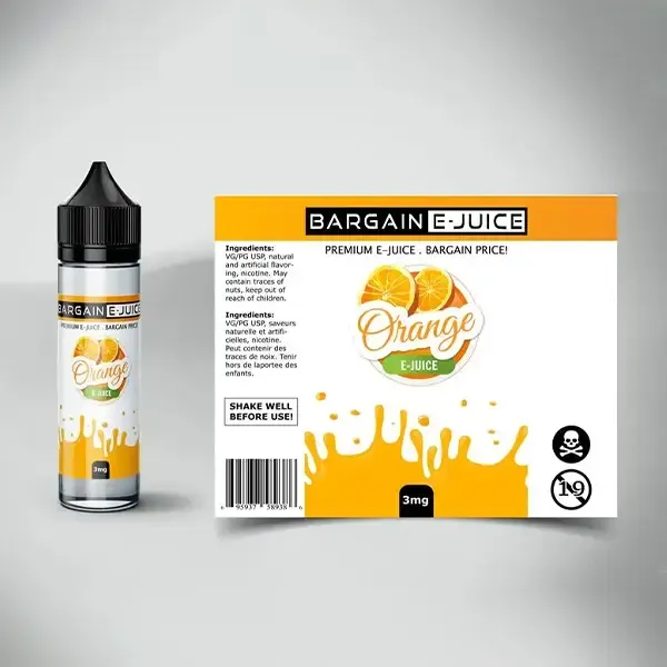 Custom E Juice Label wholesale