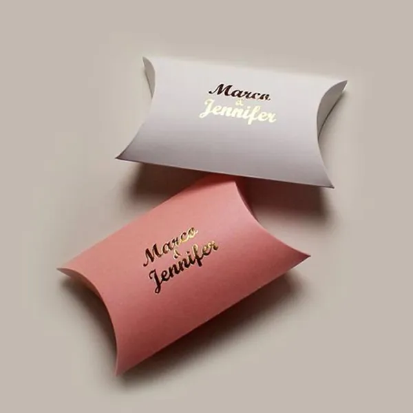 Custom Logo Pillow Boxes Wholesale