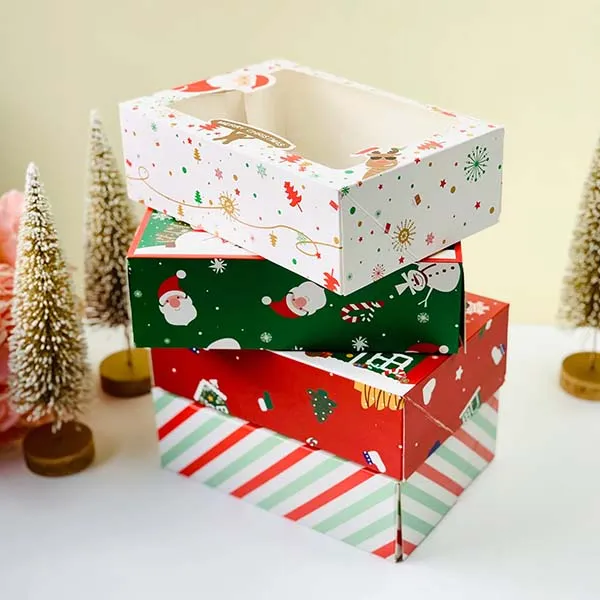 Christmas cake packaging