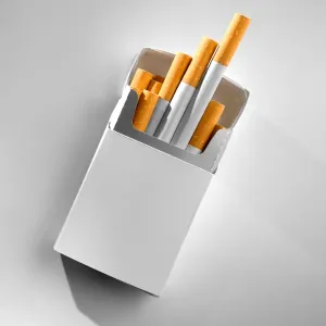 blank cigarette boxes