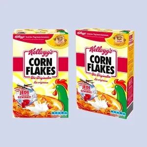 corn flakes boxes