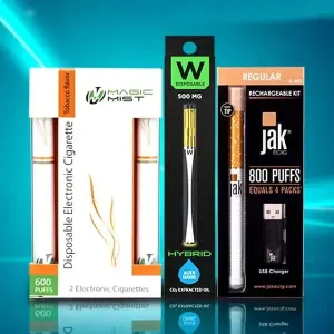 Rolled Cigarettes E-Cigs Packaging